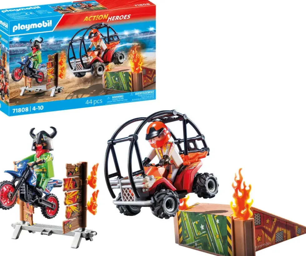 DUO DE CASCADEURS AVEC QUAD ET MOTO - 71808