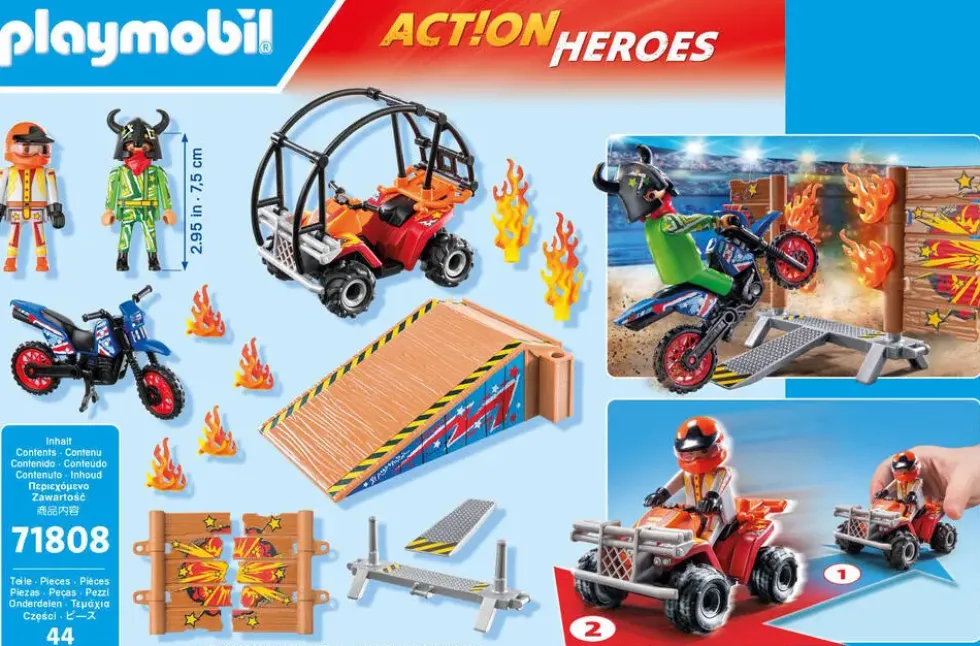 DUO DE CASCADEURS AVEC QUAD ET MOTO - 71808