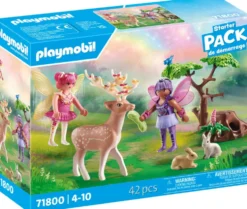 DUO DE FEES AVEC ANIMAUX DE LA FORET - 71800