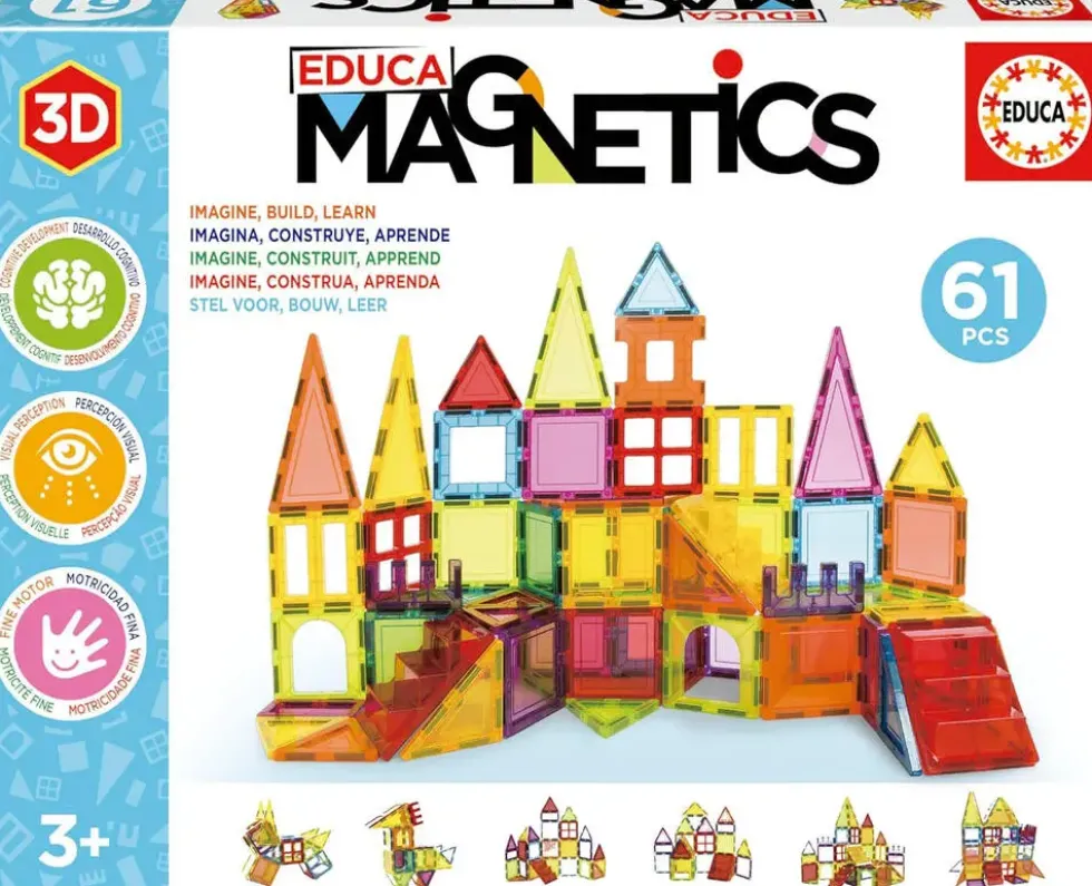 EDUCA MAGNETICS 61 PIECES