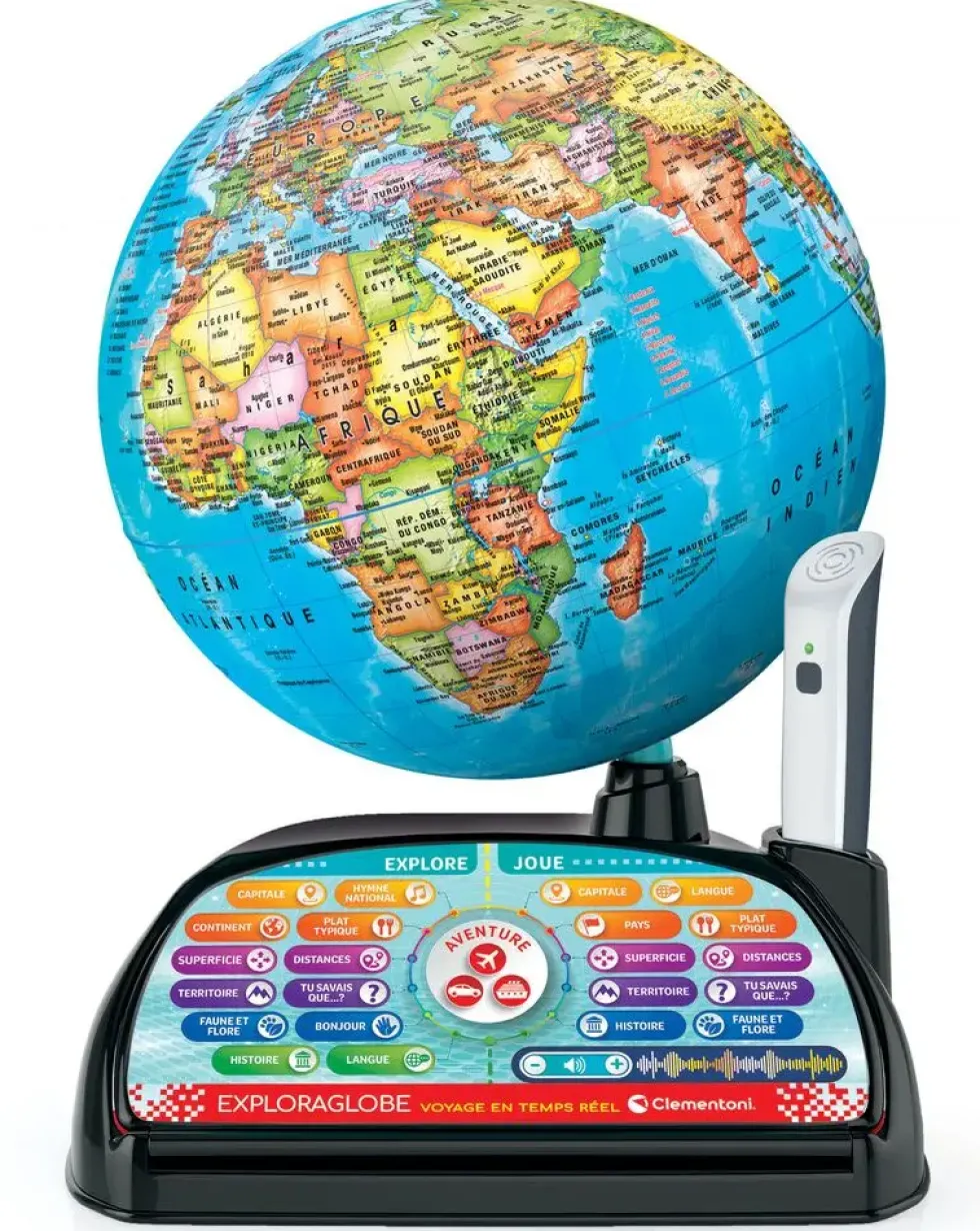 EDUCATION CLEMENTONI - EXPLORAGLOBE - VOYAGE EN TEMPS REEL