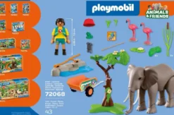ELEPHANTS ET SOIGNEUR ANIMALIER 72068