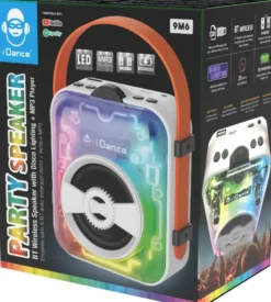 ENCEINTE SANS FIL LUMINEUSE BLANCHE