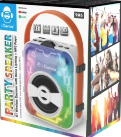 ENCEINTE SANS FIL LUMINEUSE BLANCHE