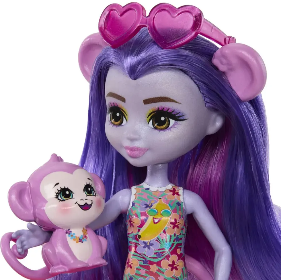 ENCHANTIMALS - SUNSHINE BEACH - COFFRET LA PLAGE DES SINGES