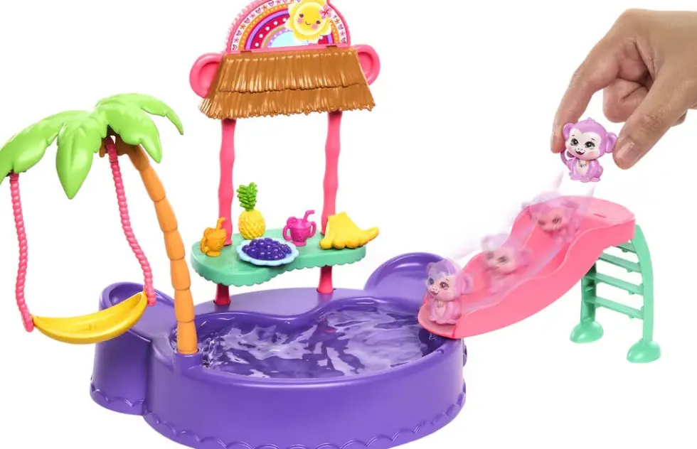 ENCHANTIMALS - SUNSHINE BEACH - COFFRET LA PLAGE DES SINGES