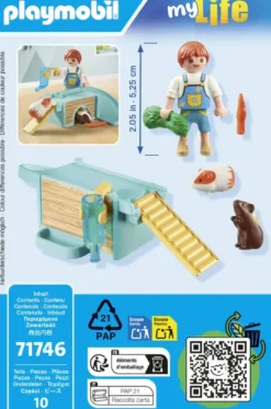 ENFANT 2 COCHONS D'INDE ET ACCESSOIRES - 71746