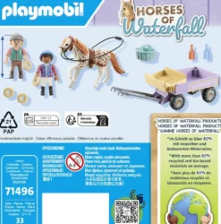 ENFANTS AVEC CALECHE ET PONEY - 71496