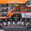 1/43e PACK DE 7 VEHICULES MC LAREN F1 AVEC UN PRESENTOIR