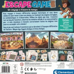 ESCAPE GAME - UN VOYAGE A TRAVERS LE TEMPS