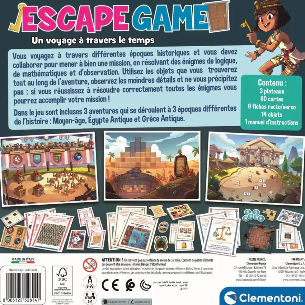 ESCAPE GAME - UN VOYAGE A TRAVERS LE TEMPS