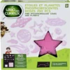 ETOILES ET PLANETES PHOSPHORESCENTES ROSES 200 PIECES
