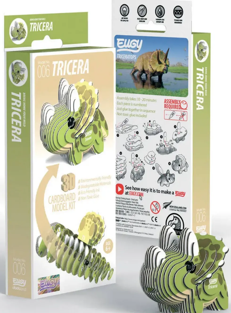 EUGY PUZZLE 3D - TRICERATOPS