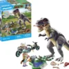 EXPLORATEUR AVEC MOTO ET TYRANNOSAURE - 71524
