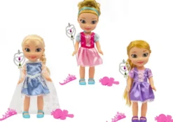 FAIRYTALE PRINCESS - POUPEE PRINCESSE 35 CM AVEC SCEPTRE ET COURONNE