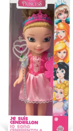 FAIRYTALE PRINCESS - POUPEE PRINCESSE 35 CM AVEC SCEPTRE ET COURONNE