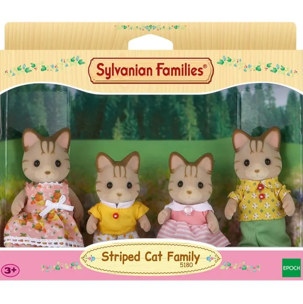 FAMILLE CHAT TIGRE - SYLVANIAN FAMILLES