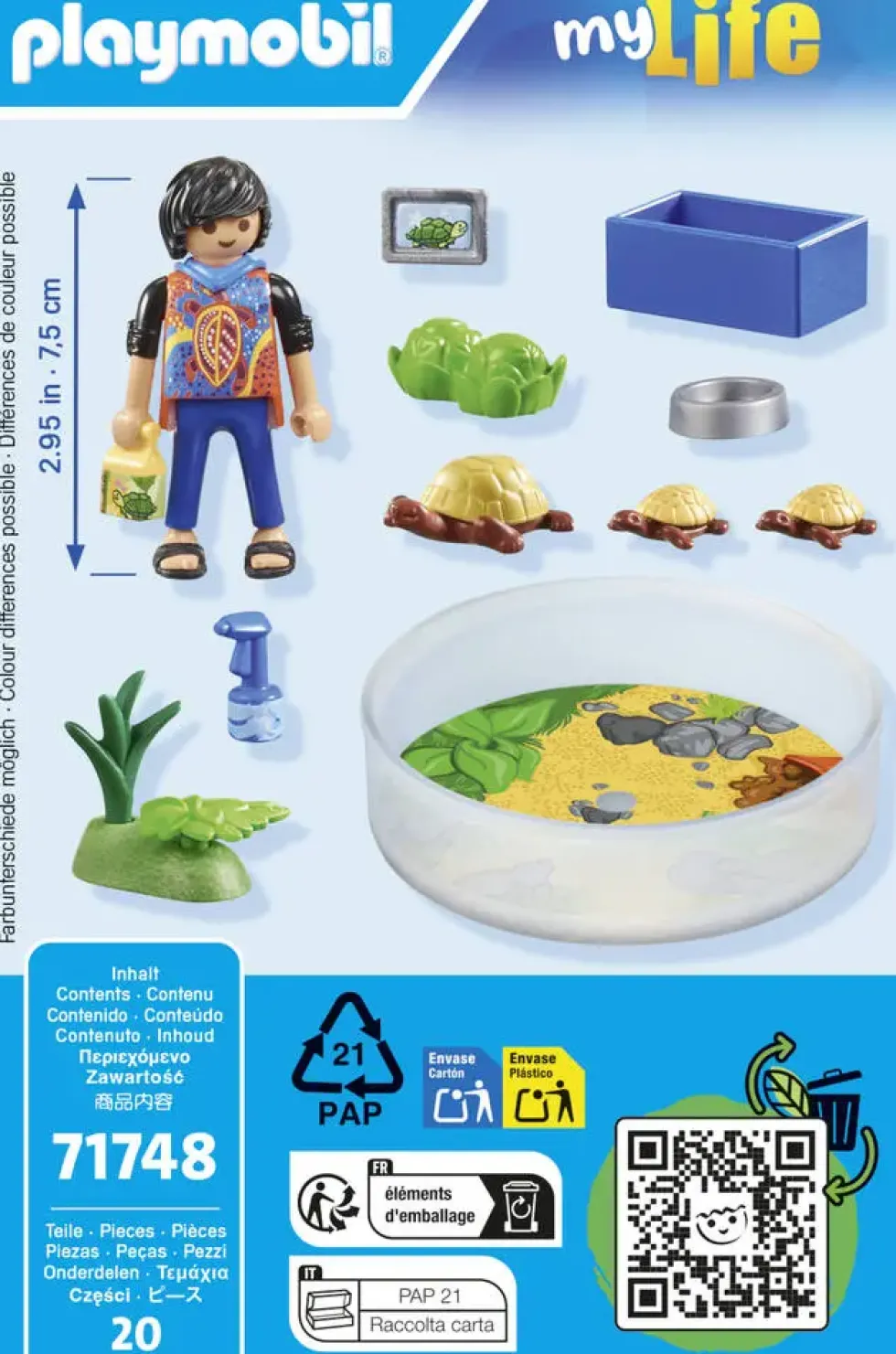 FAMILLE DE TORTUES DANS UN TERRARIUM - 71748