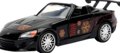 1/32 FASTAND FURIOUS - VOITURE 2001 HONDA S2000 FREE ROLLING NOIR BRILLANT