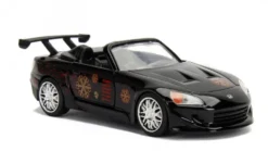 1/32 FASTAND FURIOUS - VOITURE 2001 HONDA S2000 FREE ROLLING NOIR BRILLANT