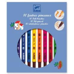 10 FEUTRES PINCEAUX CLASSIQUE