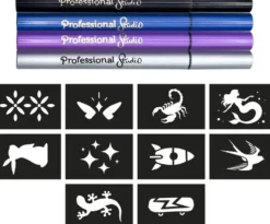 FEUTRES TATTOOS - ARGENT