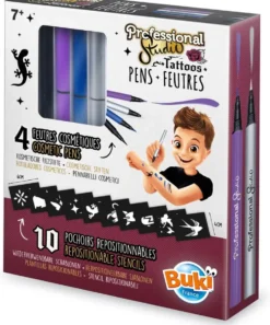FEUTRES TATTOOS - ARGENT