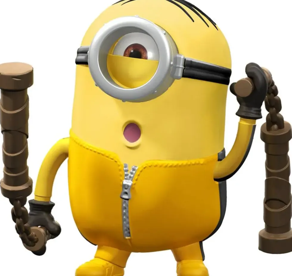 FIGURINE ACTION 11 CM STUART ET NUNCHAKU - MINIONS