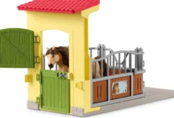 FIGURINE - BOX AVEC PONEY ISLANDAIS