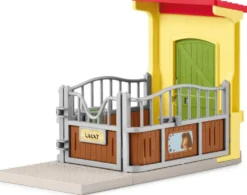 FIGURINE - BOX AVEC PONEY ISLANDAIS