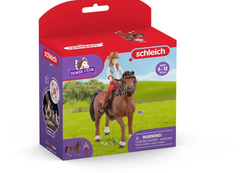 FIGURINE CAVALIERE HANNAH ET CAYENNE
