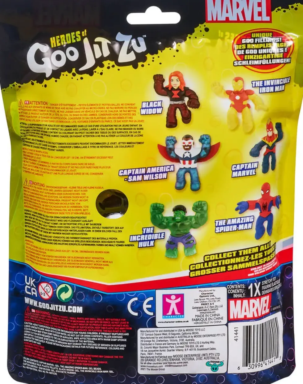 FIGURINE 11 CM - BLACK WIDOW- GOO JIT ZUMARVEL