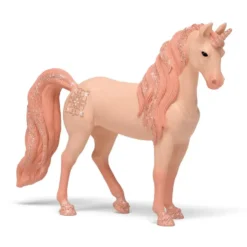 FIGURINE - JUMENT LICORNE PEACH