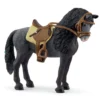 FIGURINE JUMENT PURE RACE ESPAGNOLE AVEC SELLE ET BRIDE
