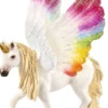 FIGURINE LICORNE AILEE ARC-EN-CIEL
