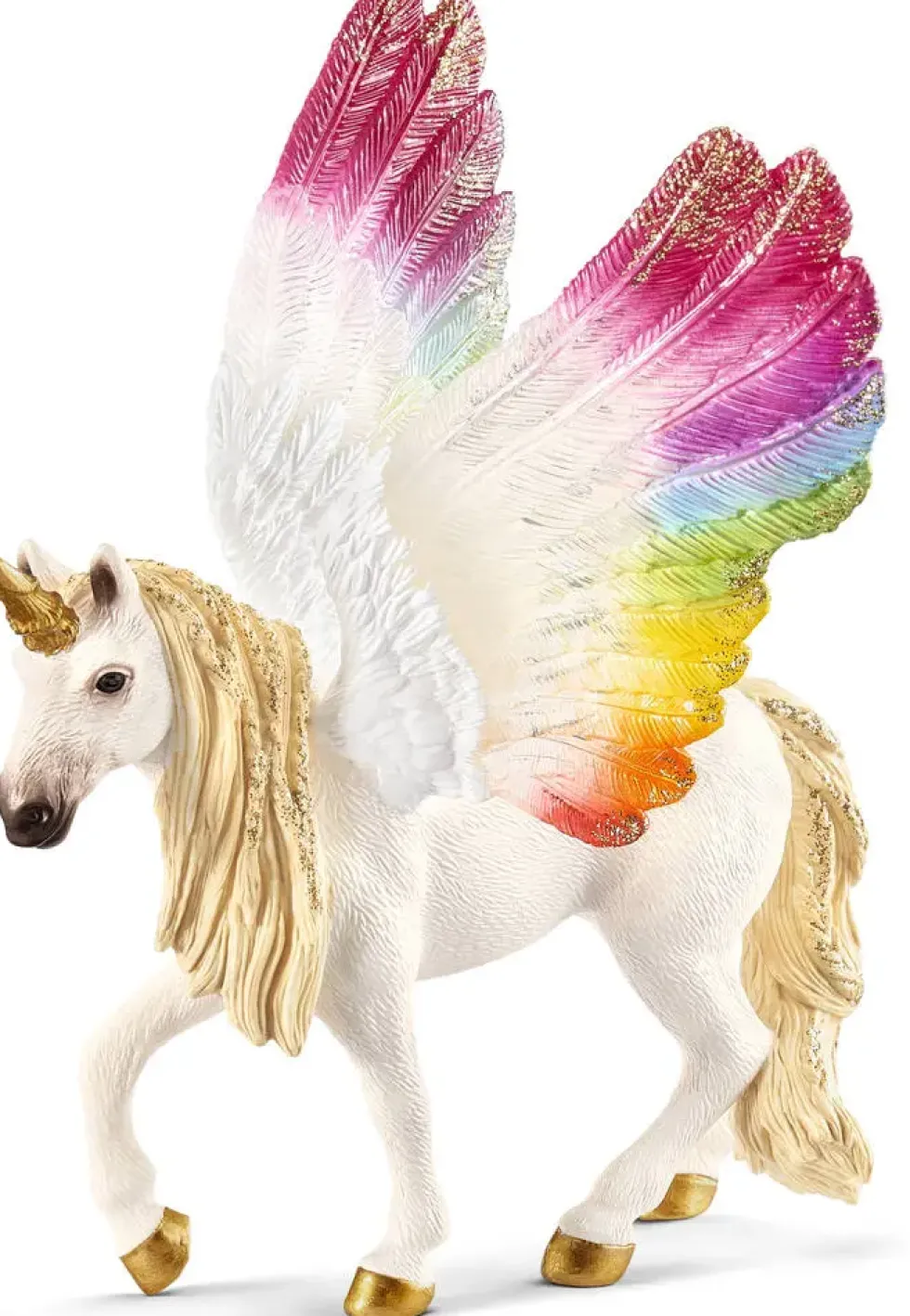 FIGURINE LICORNE AILEE ARC-EN-CIEL
