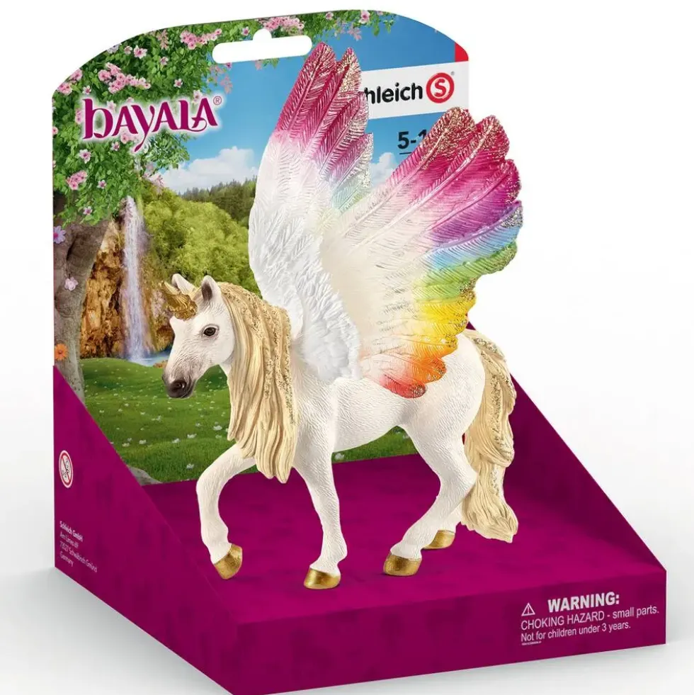 FIGURINE LICORNE AILEE ARC-EN-CIEL - BAYALA