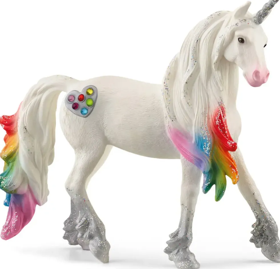 FIGURINE - LICORNE ARC-EN-CIEL, MALE