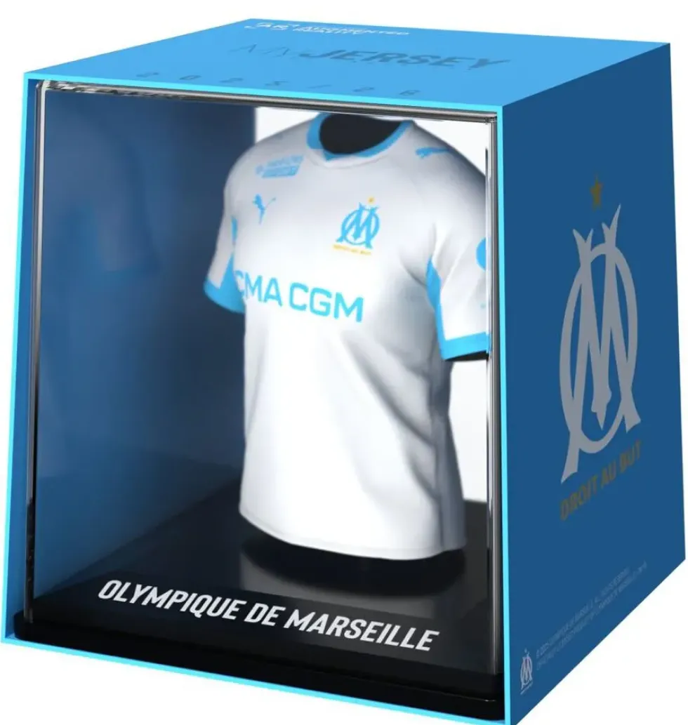 FIGURINE MAILLOT OLYMPIQUE DE MARSEILLE
