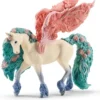 FIGURINE PEGASE AUX FLEURS