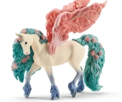 FIGURINE PEGASE AUX FLEURS