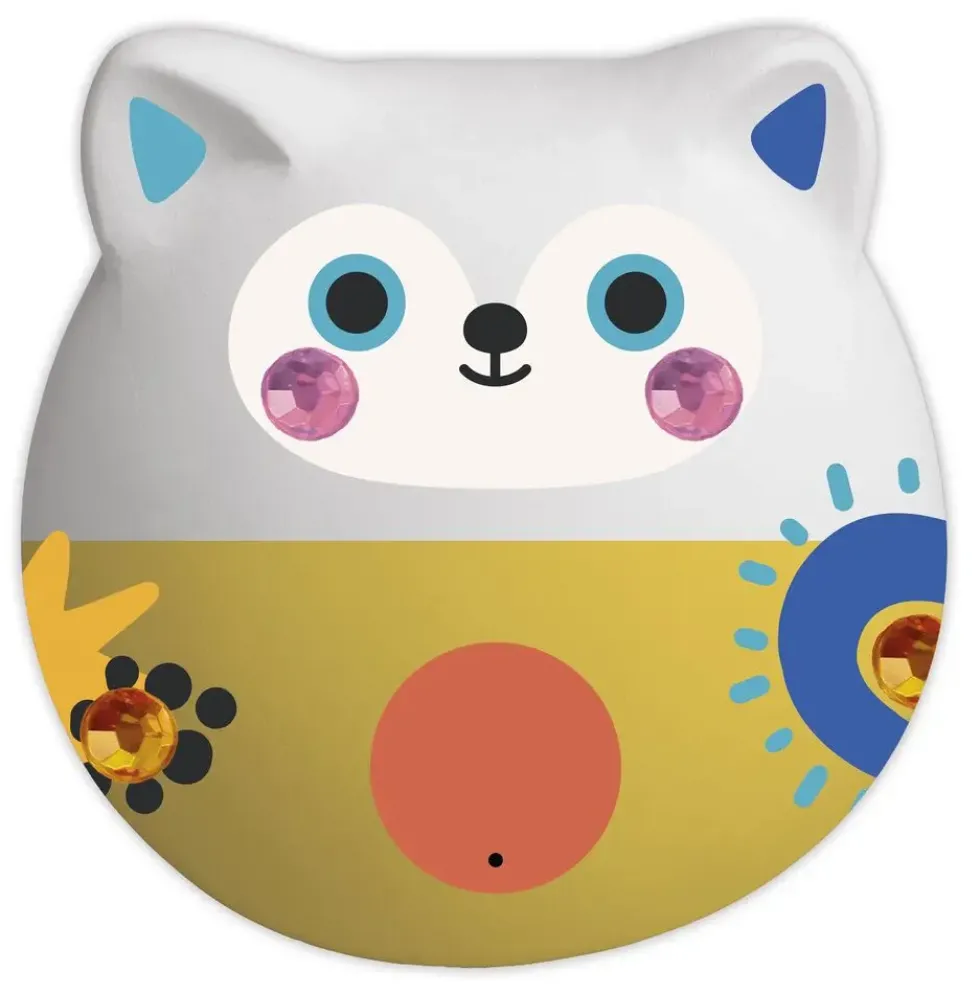 4 FIGURINES PLATRE A DECORER - ANIMAUX