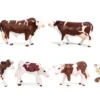 FIGURINES VACHES MARRON