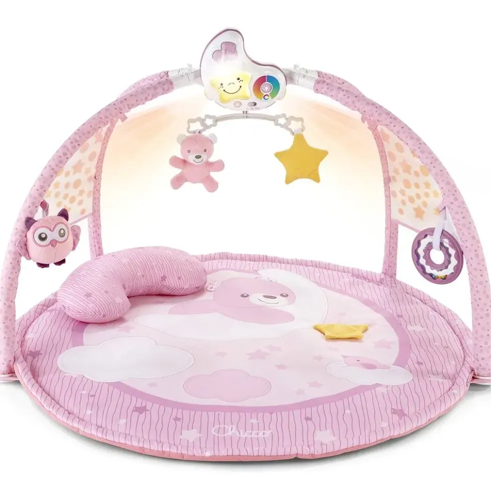 FIRST DREAMS - TAPIS D'EVEIL COLORS GYM ROSE