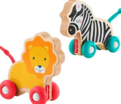 FISHER PRICE - ANIMAUX A POUSSER EN BOIS OS