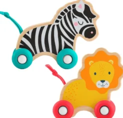 FISHER PRICE - ANIMAUX A POUSSER EN BOIS OS