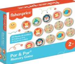 FISHER PRICE - JEU DE MEMOIRE EN BOIS CERTIFIE