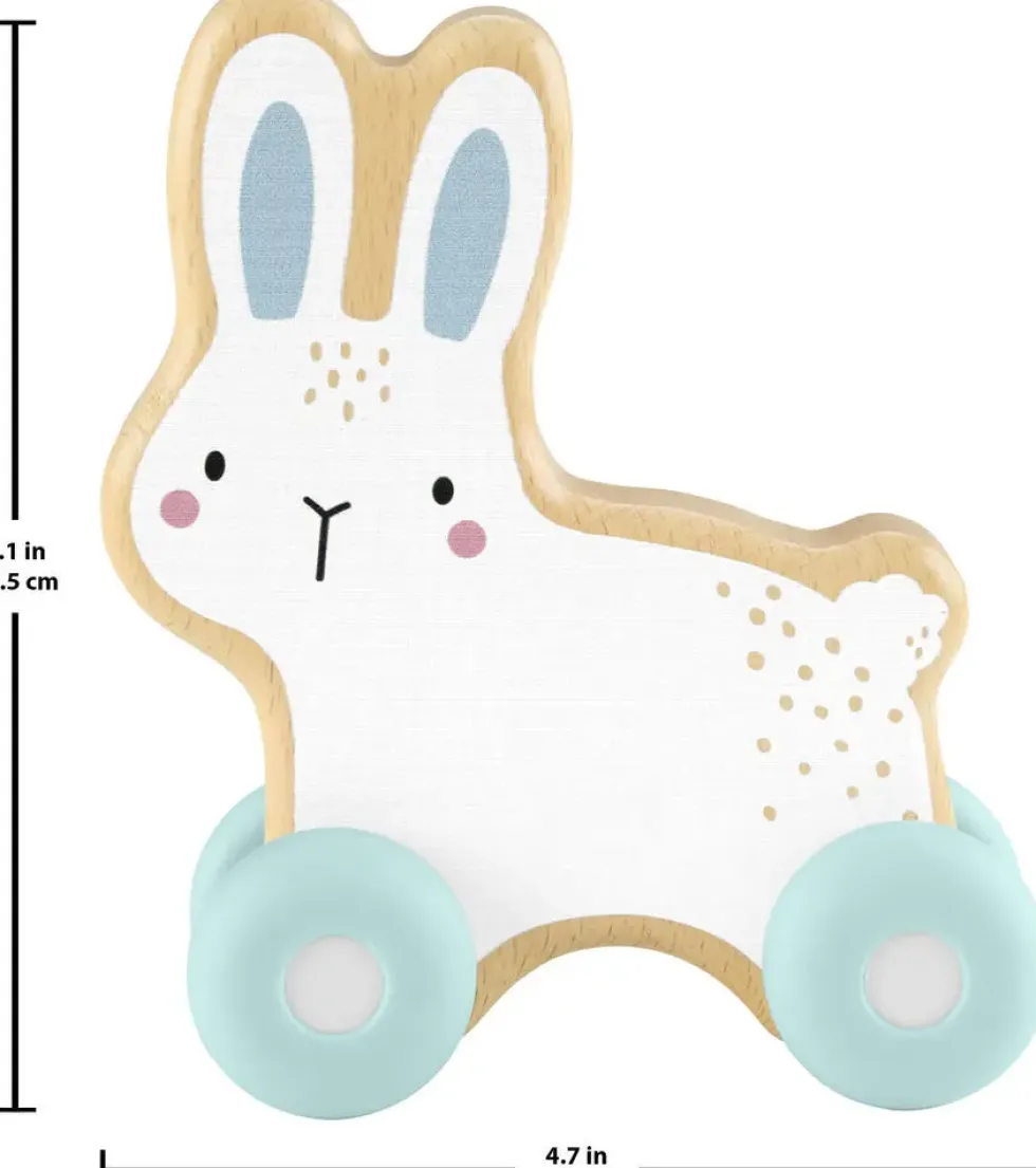 FISHER PRICE - LAPIN A POUSSER EN BOIS