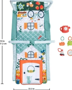 FISHER-PRICE - MON TAPIS CABANE 3 EN 1