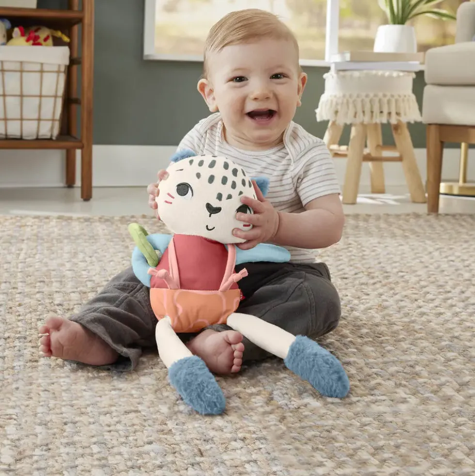 FISHER-PRICE® - PELUCHE UNCIA MON LEOPARD DES NEIGES
